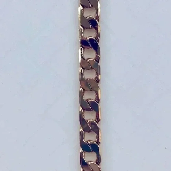 Heavy 26” 18k Gold Filled Diamond Cut Curb Chain Necklace NWT - Picture 3 of 9